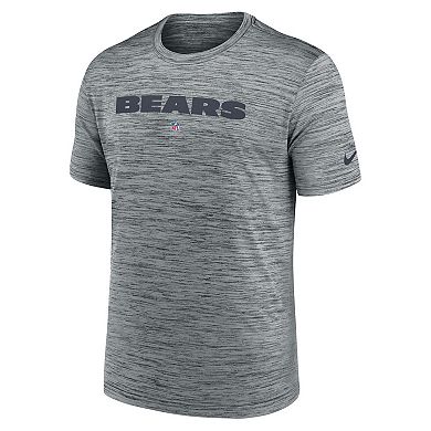 Men's Nike Gray Chicago Bears Velocity Performance T-Shirt