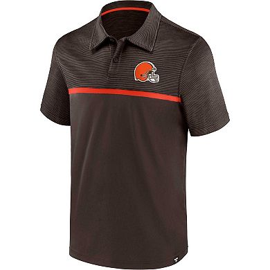 Men's Fanatics Branded Brown Cleveland Browns Primary Polo