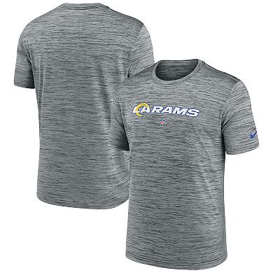 Men's Nike Heather Gray Los Angeles Rams Velocity Performance T-Shirt