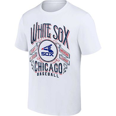 Men's Darius Rucker Collection by Fanatics White Chicago White Sox Distressed Rock T-Shirt