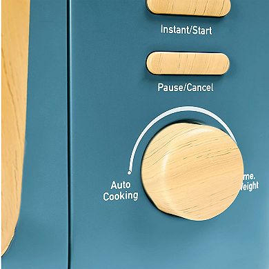Haden Dorchester 700W Over the Range Compact Home Kitchen Microwave, Stone Blue
