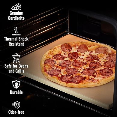 Zulay Kitchen Large Pizza Stone For Oven And Grill
