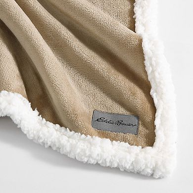 Eddie Bauer Solid Ultra Soft Plush Blanket