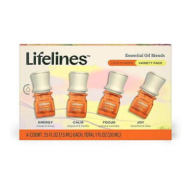 Lifelines Essential Oil Blends 4-pk. - Citrus Grove
