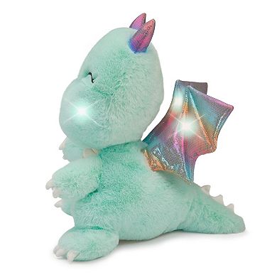 Merchsource Cozy Friends™ 12" Glow Brights Dragon Plush with LED Lights and Sound Effects