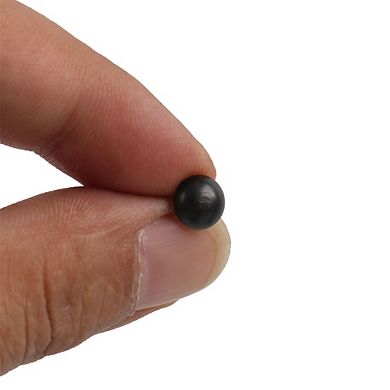 Table Metal Round Head Thumb Tack Nail Pushpin Black 0.28" x 0.5" 200pcs