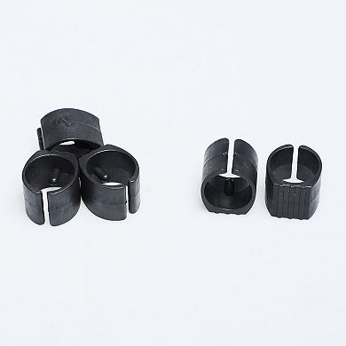 10 Pcs Breuer Pipe Floor Prong Round U-Shape Plastic Caps