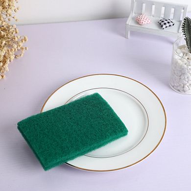 Sponge Kitchen Bowl Dish Wash Clean Scrub Cleaning Pads 20pcs Green