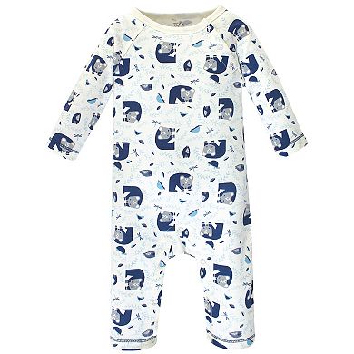 Touched by Nature Baby Boy Organic Cotton Coveralls 3pk, Woodland