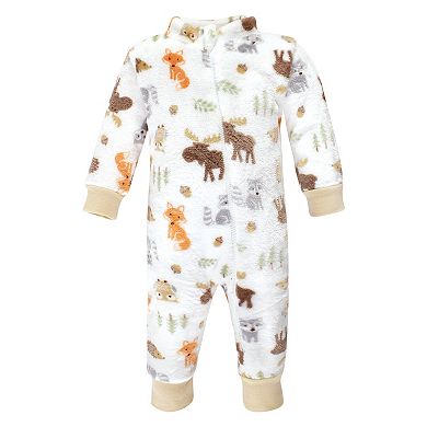 Hudson Baby Infant Boy Fleece Jumpsuits, Coveralls, and Playsuits, Woodland