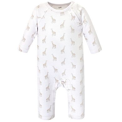 Touched by Nature Baby Organic Cotton Coveralls 3pk, Little Giraffe