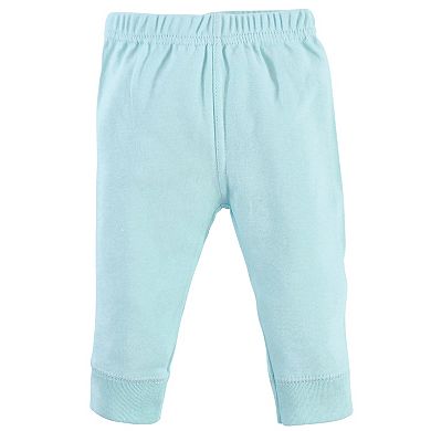 Luvable Friends Baby and Toddler Boy Cotton Pants 4pk, Boy Basic Elephant