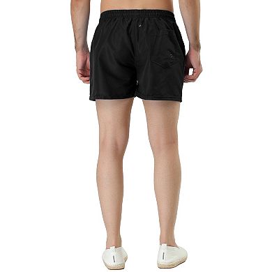 Men's Summer Lightweight Drawstring Waist Mesh Lining Beach Board Shorts