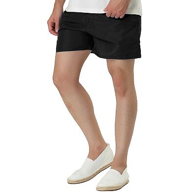 Men's Summer Lightweight Drawstring Waist Mesh Lining Beach Board Shorts