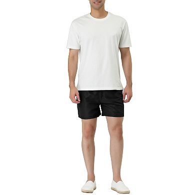 Men's Summer Lightweight Drawstring Waist Mesh Lining Beach Board Shorts