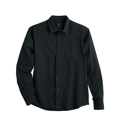 Men's Apt. 9® Untucked-Fit Performance Button-Down Shirt