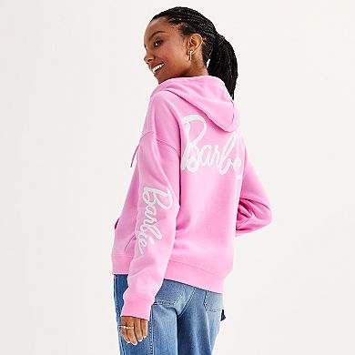 Juniors' Barbie® Logo Graphic Hoodie