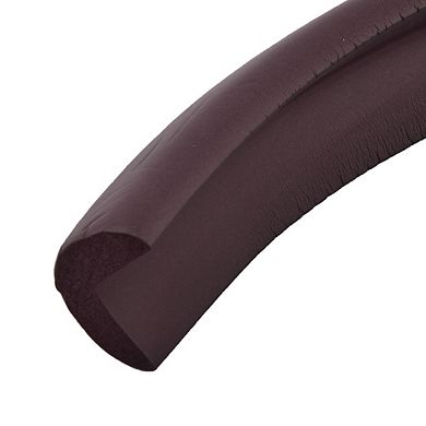 Flat Dresser Foam Rubber  Corner Protector Cushion Dark Brown 2 Pcs