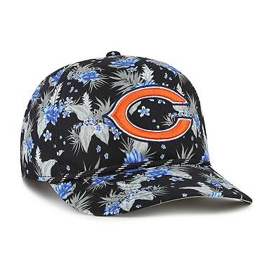 Men's '47  Black Chicago Bears Dark Tropic Hitch Adjustable Hat