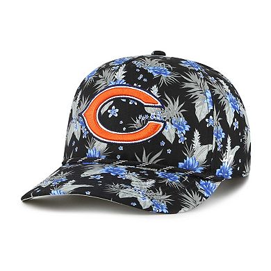 Men's '47  Black Chicago Bears Dark Tropic Hitch Adjustable Hat