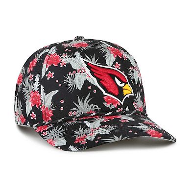 Men's '47  Black Arizona Cardinals Dark Tropic Hitch Adjustable Hat