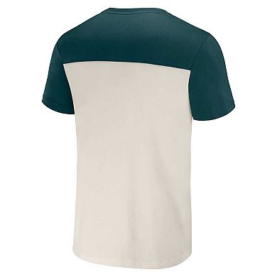 Men's NFL x Darius Rucker Collection by Fanatics Cream Philadelphia Eagles Colorblocked T-Shirt