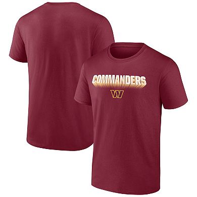 Men's Fanatics Branded Burgundy Washington Commanders Chrome Dimension T-Shirt