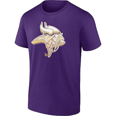 Men's Fanatics Branded Purple Minnesota Vikings Chrome Dimension T-Shirt