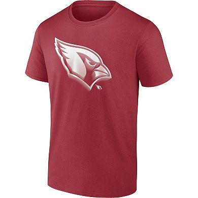 Men's Fanatics Branded Cardinal Arizona Cardinals Chrome Dimension T-Shirt