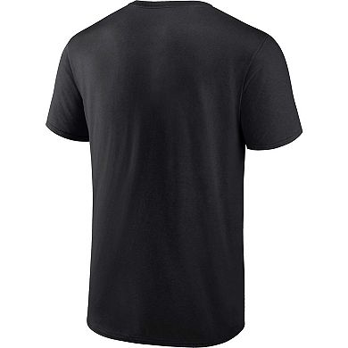 Men's Fanatics Branded Black New Orleans Saints Chrome Dimension T-Shirt