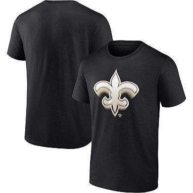 Men's Fanatics Branded Black New Orleans Saints Chrome Dimension T-Shirt
