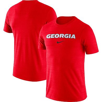 Men's Nike Red Georgia Bulldogs Team Issue Velocity Performance T-Shirt