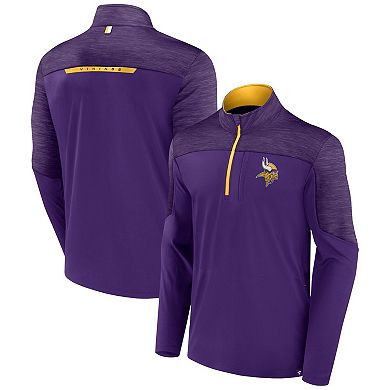 Men's Fanatics Branded Purple Minnesota Vikings Defender Half-Zip Top