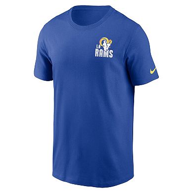 Men's Nike Royal Los Angeles Rams Blitz Essential T-Shirt