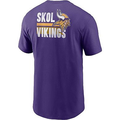 Men's Nike Purple Minnesota Vikings Blitz Essential T-Shirt