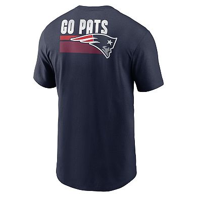 Men's Nike Navy New England Patriots Blitz Essential T-Shirt