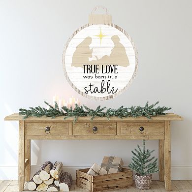 Courtside Market In A Stable Ornament Board Wall Art