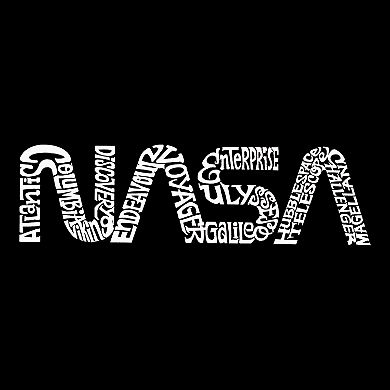 Worm Nasa - Men's Raglan Baseball Word Art T-shirt