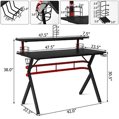 Gaming Computer Multifunctional Storage Desk