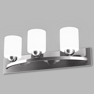 Glass Wall Sconce for 3 Bulbs