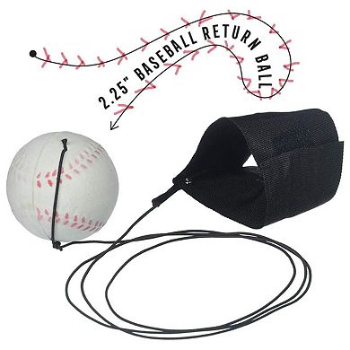 Elastic Cord Baseballs - Reactive Wrist Balls for Spring Training and Outdoor Activities