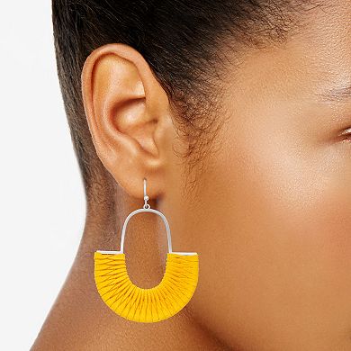 Sonoma Goods For Life Woven Suede Earrings 