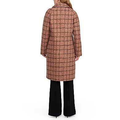 Women's Ellen Tracy Faux-Fur Balmacaan Coat