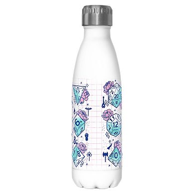 Dungeons & Dragons Floral Dices 17-oz. Stainless Steel Water Bottle