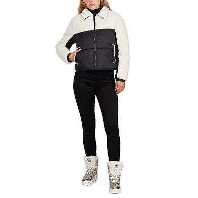 Juniors' Hurley Chelsea Cropped Quilted Jacket 