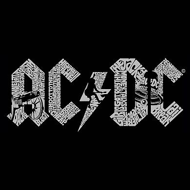 ACDC - Men's Raglan Baseball Word Art T-shirt