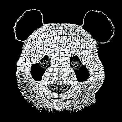 Panda - Men's Raglan Baseball Word Art T-shirt