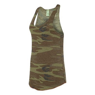 Alternative Women's Printed Meegs Eco-jersey Racerback Tank