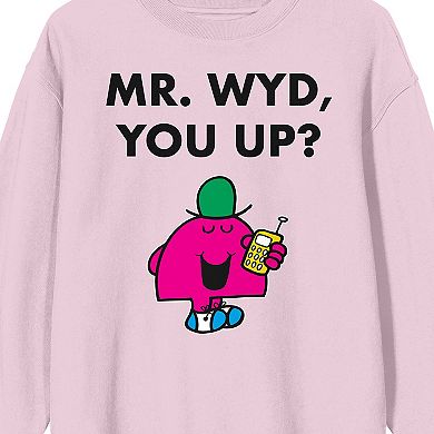 Men's Mr. Men And Little Miss WYD You Up Meme Graphic Tee