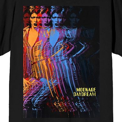 Men's David Bowie Multi-Colored Graphic Tee